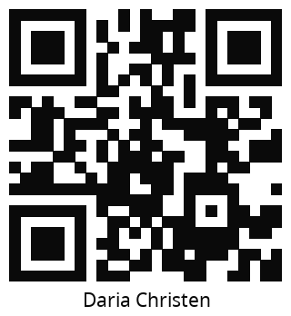 contact information in QR code